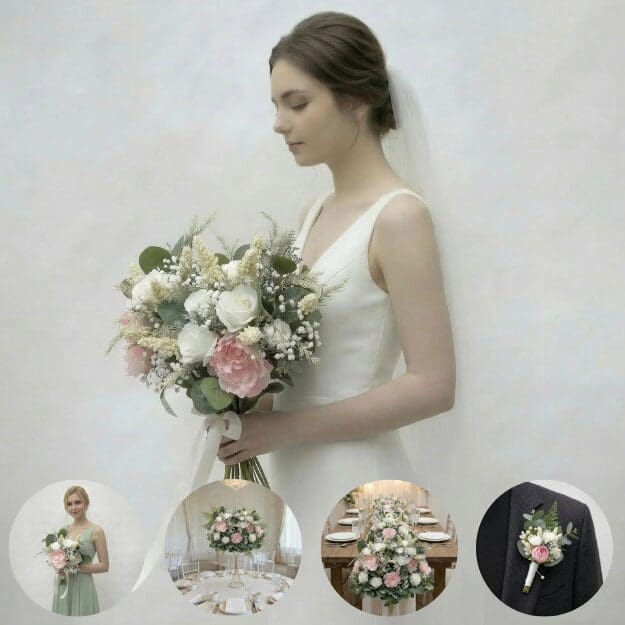 The Claddagh Collection Wedding Flowers trial pack in Ireland